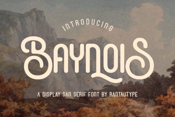 Baynois: The Vintage Monoline Font with Timeless Appeal