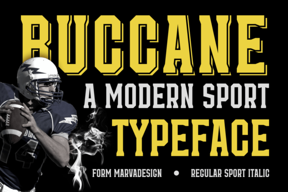 Buccane: A Bold Display Font for Modern Branding