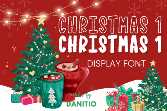 Christmas 1: A Playful Typeface for Festive Designs