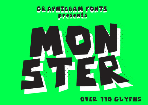 Discover Monster: The Bold Display Font for Impactful Design