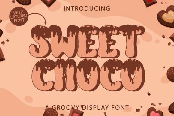 Discover Sweet Choco: A Bold Display Font for Festive Designs