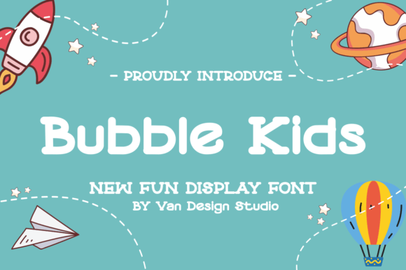 Discover the Playful Charm of Bubble Kids Font