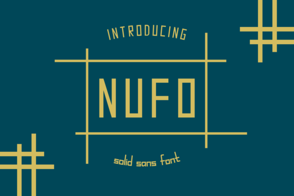 Nufo: The Geometric Typeface for Bold, Modern Design