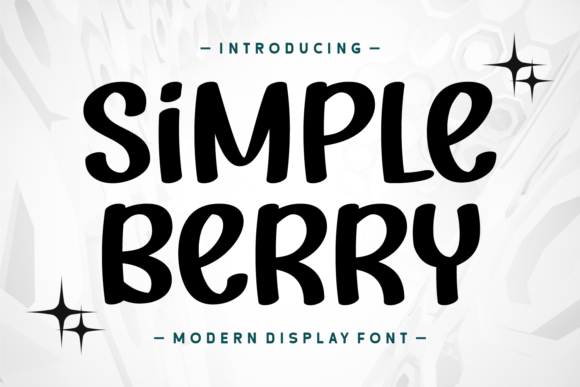 Simple Berry: A Fresh Take on Modern Display Typography